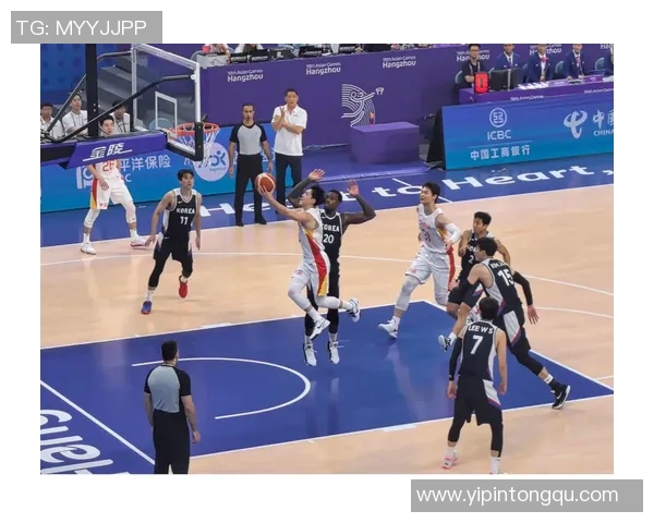 亚洲杯男篮中国队轻松战胜韩国队，晋级四强